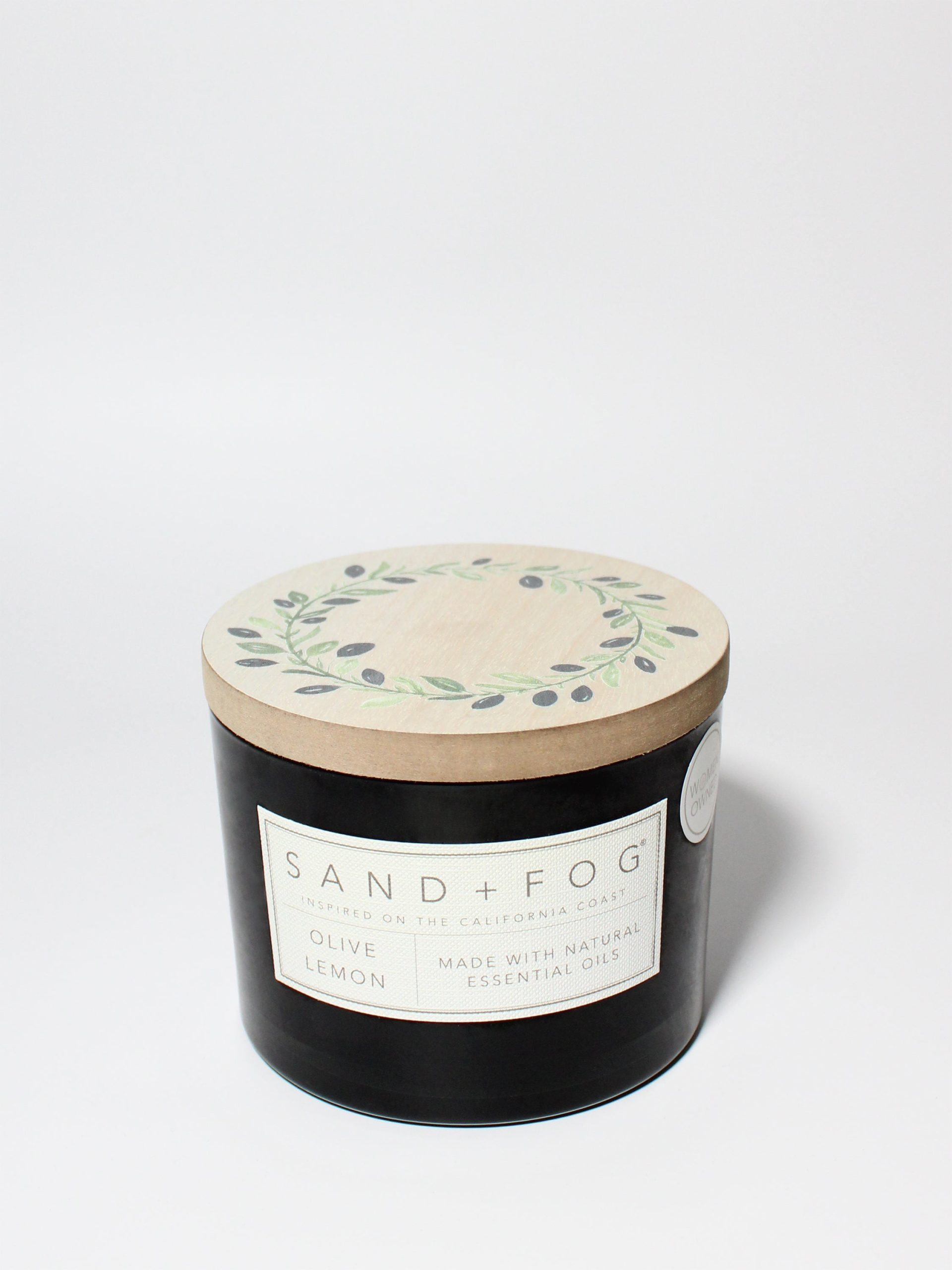 Sand Fog Olive Lemon 12 oz scented candle
