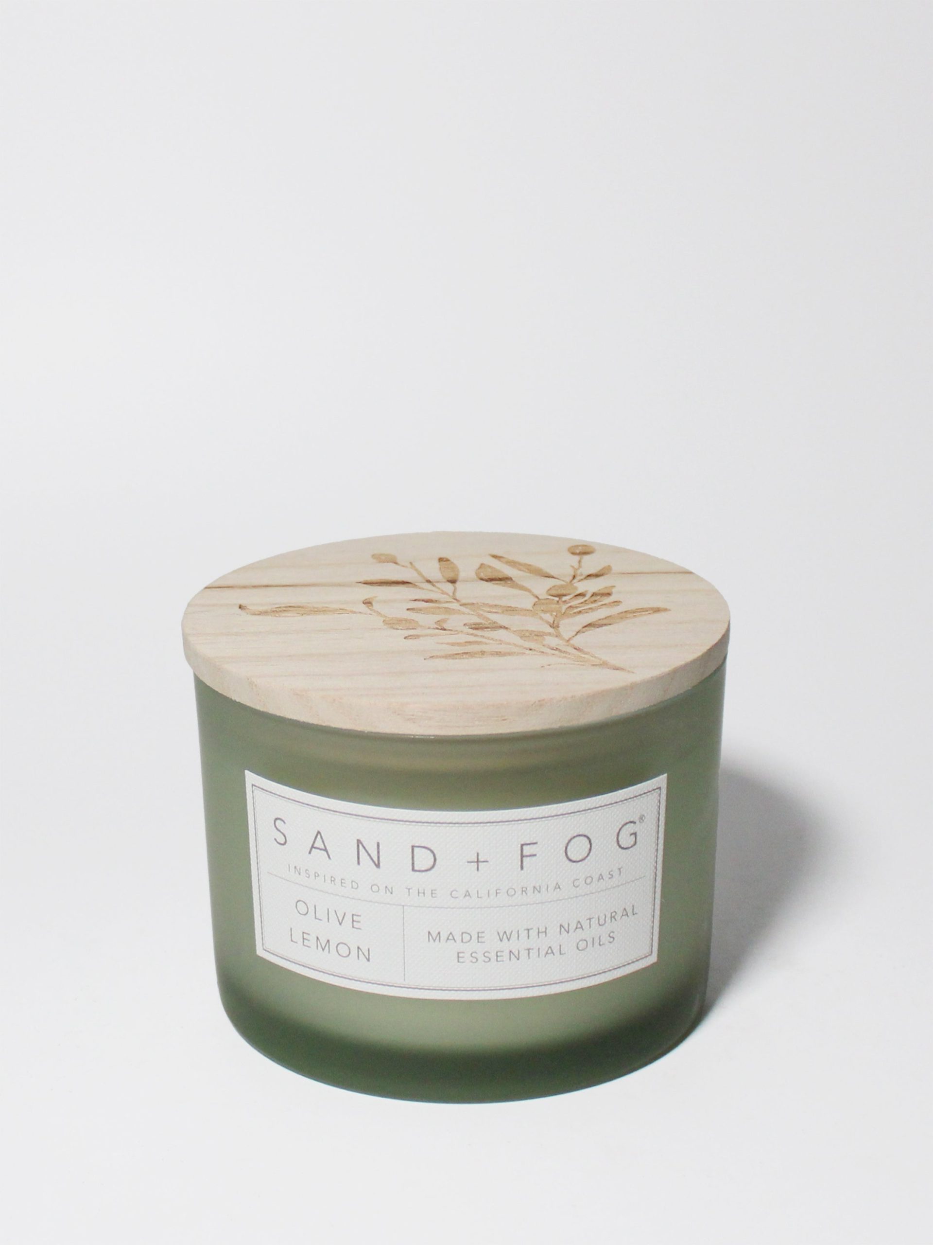 Sand Fog Olive Lemon 12 oz scented candle