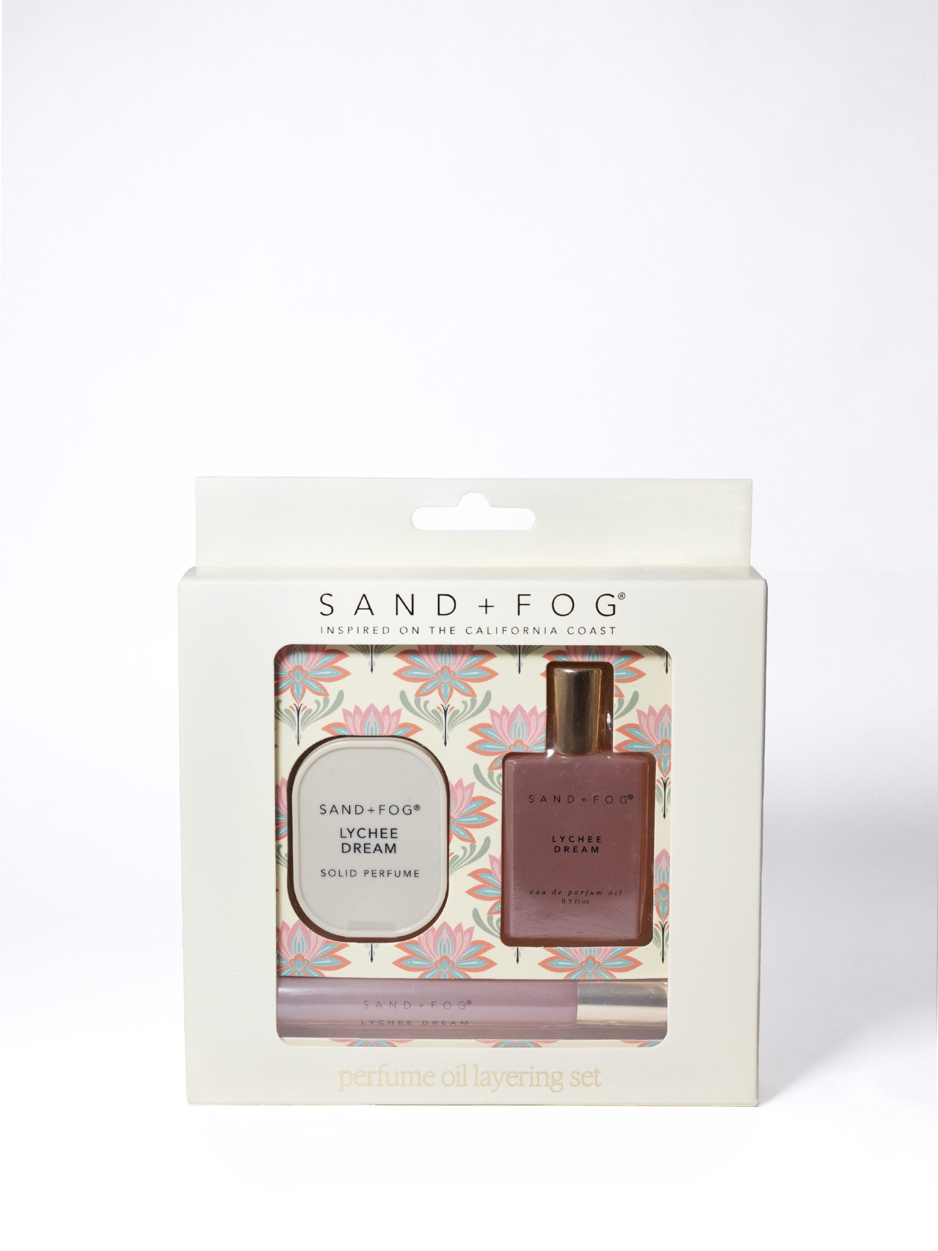 Sand Fog Perfume Oil Rollerballs and Solid Perfume Set - Lychee Dream