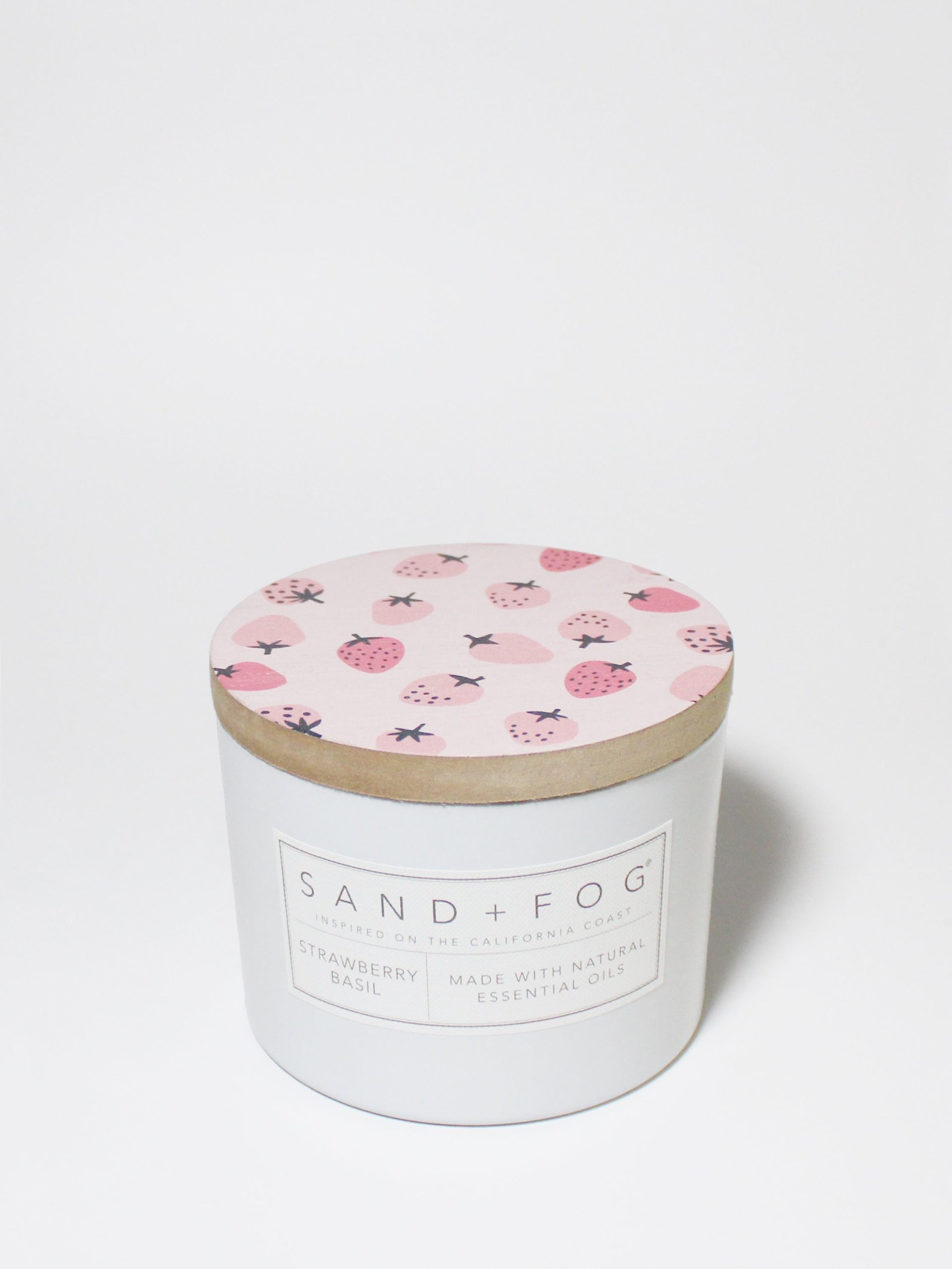 Sand Fog Strawberry Basil 12 oz scented candle