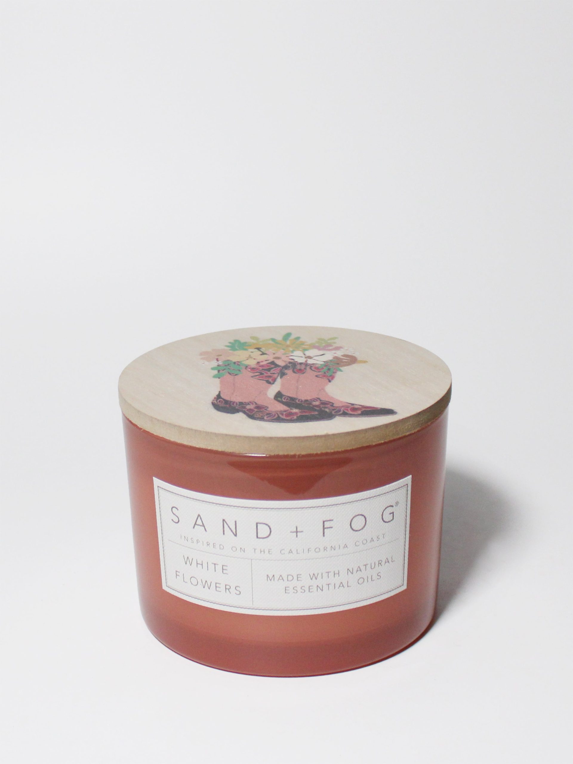 Sand Fog White Flowers 12 oz scented candle