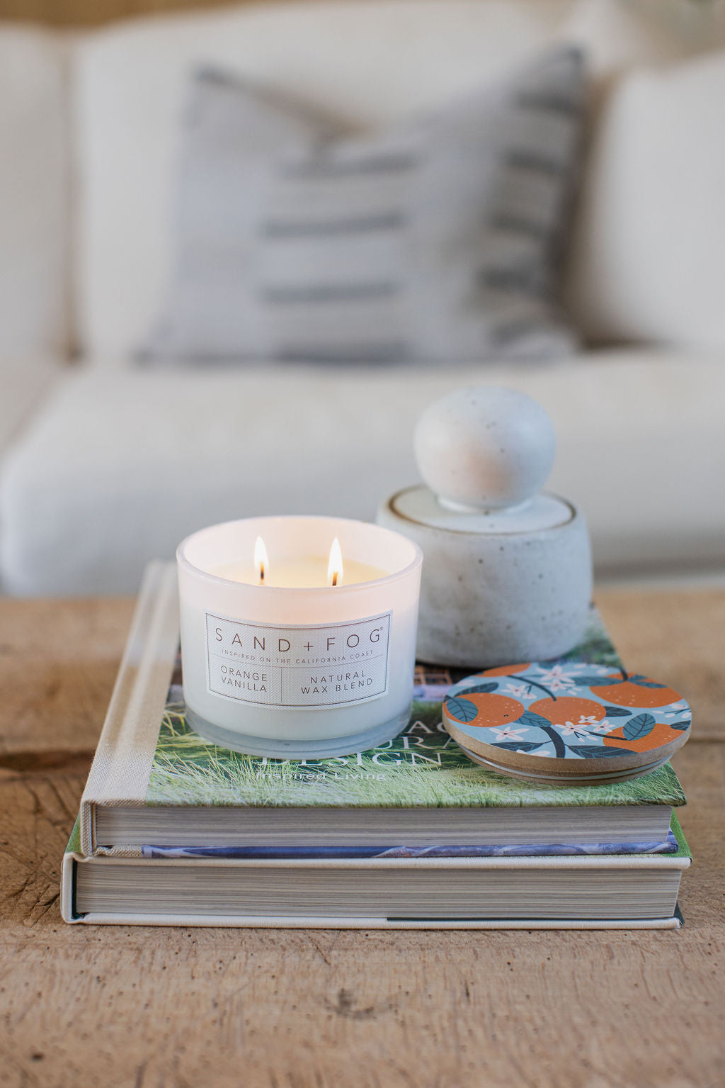 Sand Fog Orange Vanilla 12 oz scented candle - Image 5