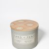 Sand Fog Sand + Paws Cashmere & Linen 12 oz scented candle